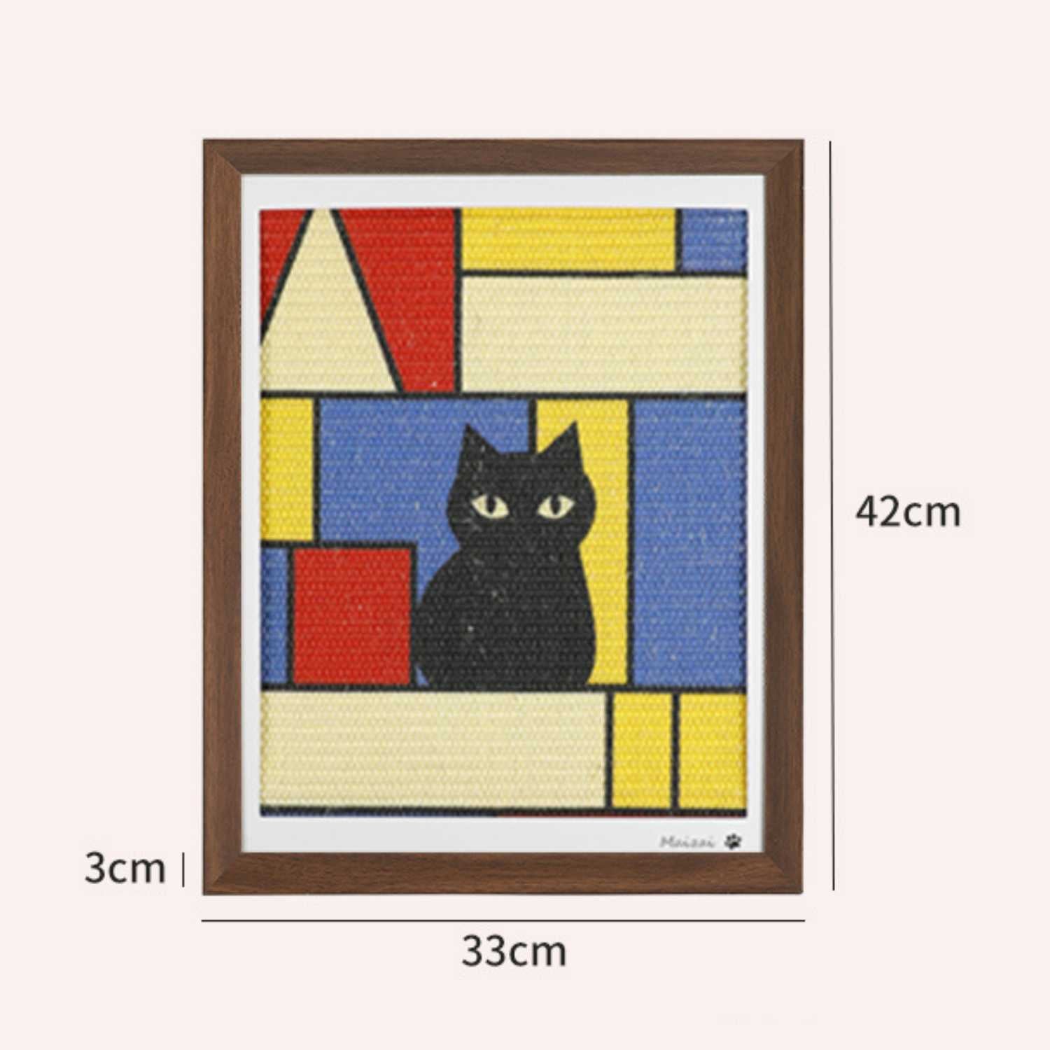 Kattenkrabplank 3d frame afmetingen en specificaties